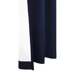 Kirklands Home Navy Room Darkening Curtain Panel Set, 72 in. Blue Best