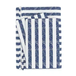 Kirklands Home Navy Rugged Stripe 2-pc. Twin Duvet Cover Set Best
