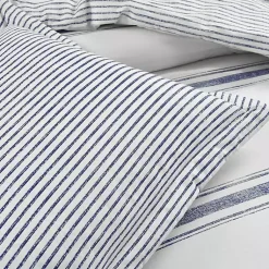 Kirklands Home Navy Stripe 3-pc. Full/Queen Comforter Set Discount