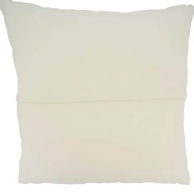 Pillows>Kirklands Home Navy Striped Woven Cotton Pillow, 22 in. Blue