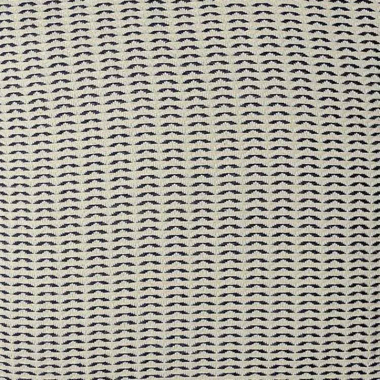 Pillows>Kirklands Home Navy Trapeze Organic Cotton Throw Pillow