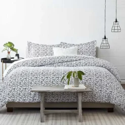 Kirklands Home Navy Vines 3-pc. King Duvet Cover Set Discount