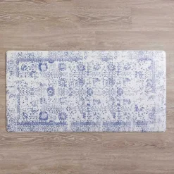 Kirklands Home Navy Vintage Floral Kitchen Mat Best