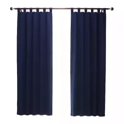 Kirklands Home Navy Weathermate Blackout Curtain Panel, 63 in. Blue Sale