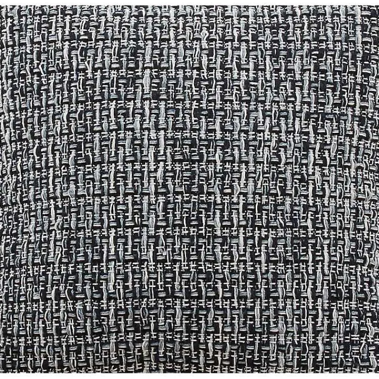 Pillows>Kirklands Home Navy Woven Texture Tassels Throw Pillow