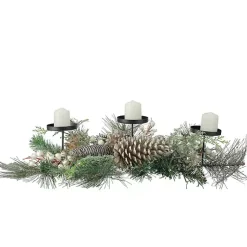 Arrangements & Greenery>Kirklands Home Needle Pine and Berries Centerpiece
