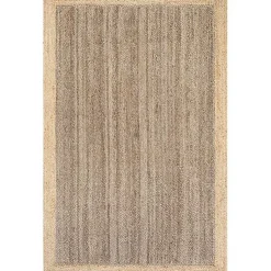 Kirklands Home Neely Jute Hand Woven Area Rug, 8x10 Tan