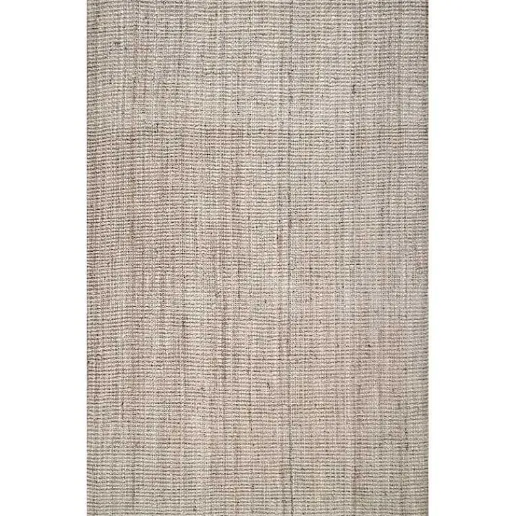 Kirklands Home Neely Solid Jute Area Rug, 5x8 Tan Best