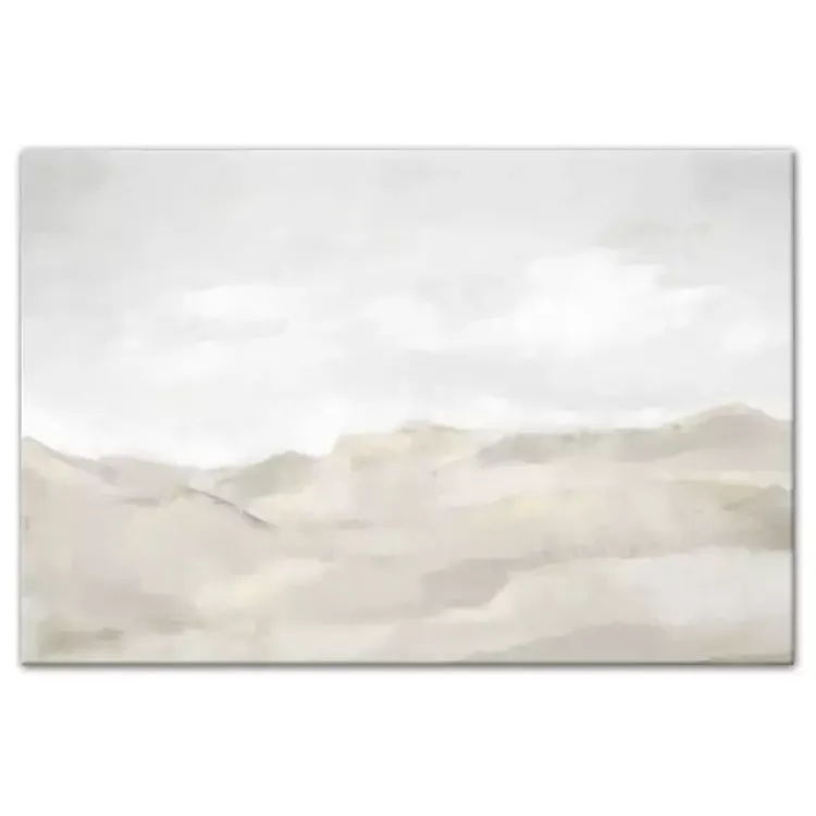 Kirklands Home Neutral Abstract Canvas Art Print, 48x32 in. Gray Online