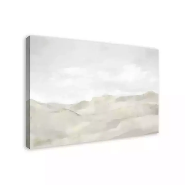 Kirklands Home Neutral Abstract Canvas Art Print, 48x32 in. Gray Online