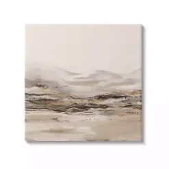 Kirklands Home Neutral Abstract Mountains Canvas Art Print