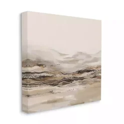 Kirklands Home Neutral Abstract Mountains Canvas Art Print