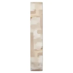 Kirklands Home Neutral Abstract Table Runner, 72 in. Tan Hot
