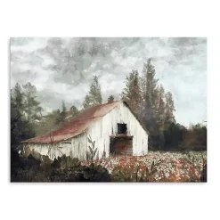 Fall>Kirklands Home Neutral Barn Canvas Art Print, 40x30 in.