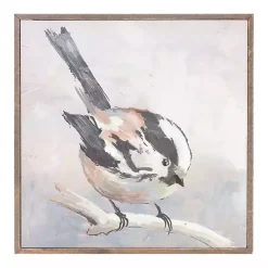 Kirklands Home Neutral Birds Framed Canvas Art Prints, Set of 2 Clearance