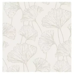 Kirklands Home Neutral Botanical Peel and Stick Wallpaper Outlet