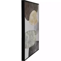 Kirklands Home Neutral Bubbles I Framed Canvas Art Print Discount
