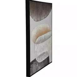 Kirklands Home Neutral Bubbles II Framed Canvas Art Print Hot