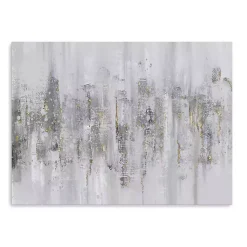 Kirklands Home Neutral Columns Canvas Art Print Gray