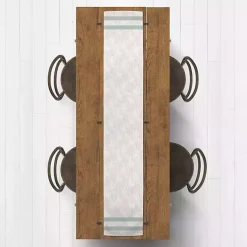 Kirklands Home Neutral Coral Stripe Table Runner, 72 in. Sale