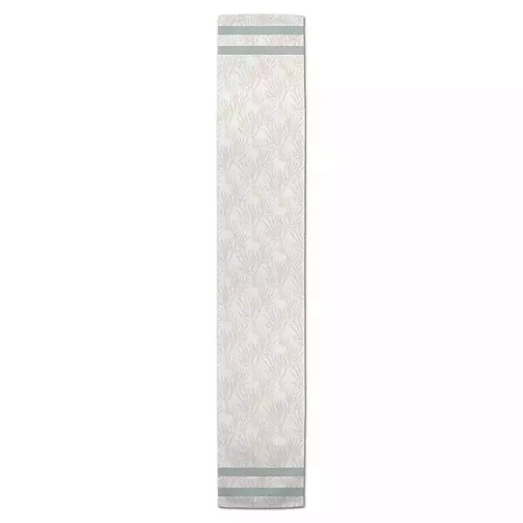 Kirklands Home Neutral Coral Stripe Table Runner, 90 in. Outlet