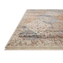 Kirklands Home Neutral Diamond Patchwork Area Rug, 5x7 Outlet