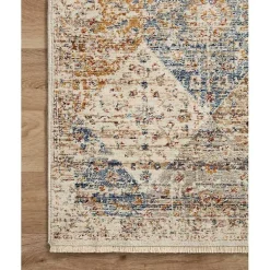 Kirklands Home Neutral Diamond Patchwork Area Rug, 7x10