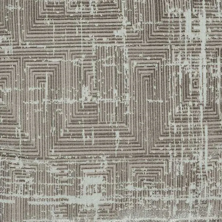 Poufs & Floor Cushions>Kirklands Home Neutral Distressed Geo Ultra-Soft Pouf