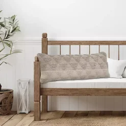 Pillows>Kirklands Home Neutral Gradient Diamonds Lumbar Pillow Tan