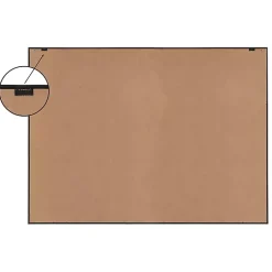 Kirklands Home Neutral Highland Cow Framed Canvas Print, 28x38 Brown Sale