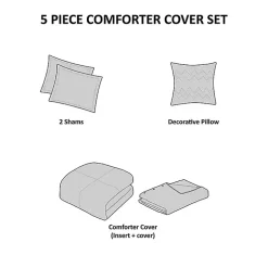 Kirklands Home Neutral Holland 5-pc. Full/Queen Comforter Set Tan Clearance