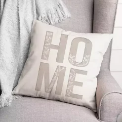 Pillows>Kirklands Home Neutral Home Floral Throw Pillow
