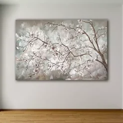 Kirklands Home Neutral Landscape Magnolia Giclee Canvas Art Print Outlet