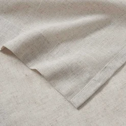 Kirklands Home Neutral Linen Blend Curtain Panel Set, 84 in Tan