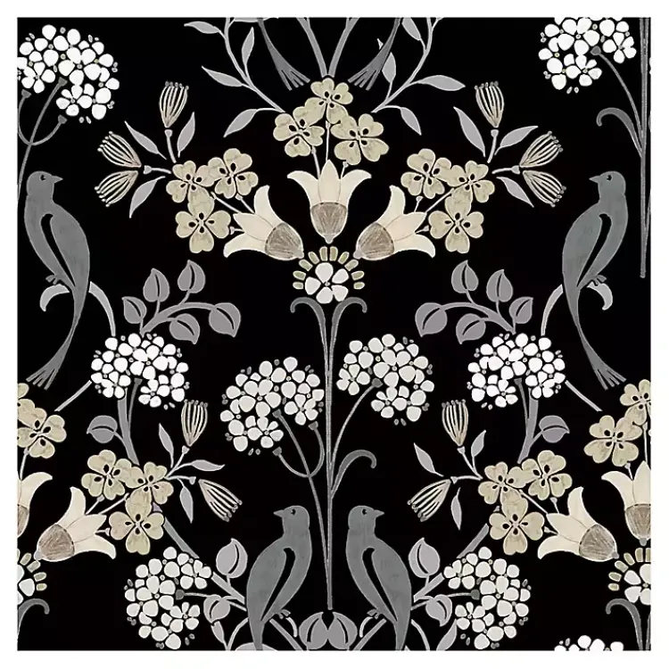 Kirklands Home Neutral Meadow Peel & Stick Wallpaper New