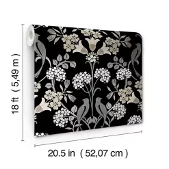 Kirklands Home Neutral Meadow Peel & Stick Wallpaper New