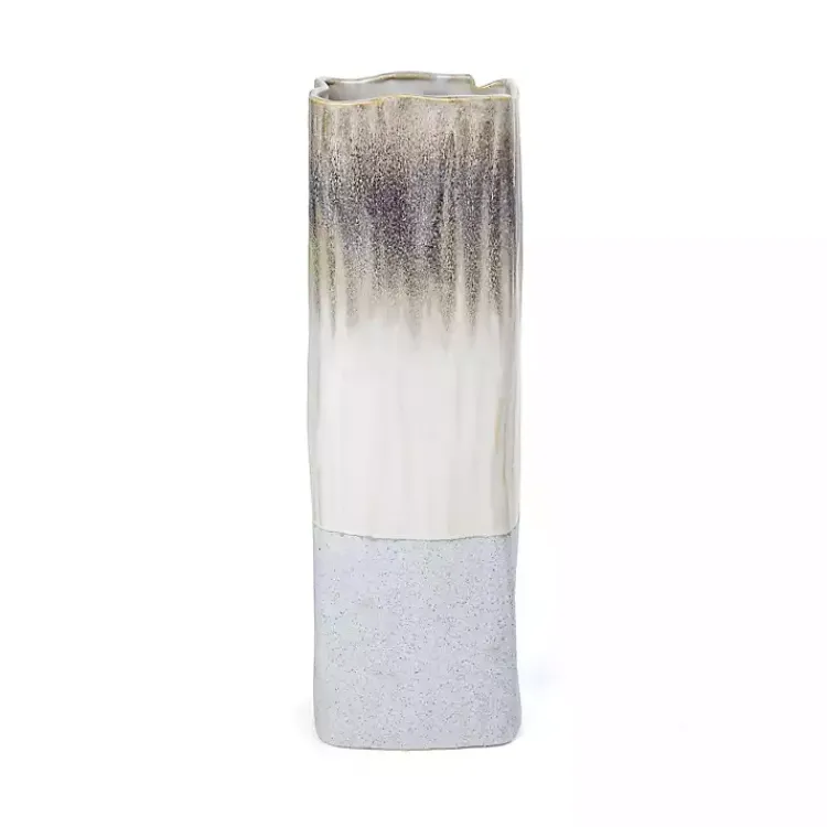 Vases>Kirklands Home Neutral Ombre Ceramic Vase, 16 in.