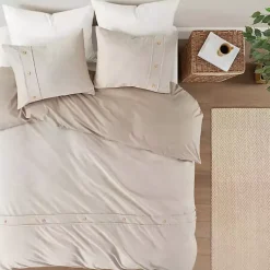 Kirklands Home Neutral Oversized 3-pc. King Duvet Cover Set Tan Online