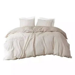 Kirklands Home Neutral Oversized 3-pc. Queen Duvet Cover Set Tan Sale