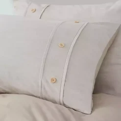 Kirklands Home Neutral Oversized 3-pc. Queen Duvet Cover Set Tan Sale
