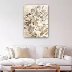 Kirklands Home Neutral Petals Canvas Art Print, 30x40 in. New