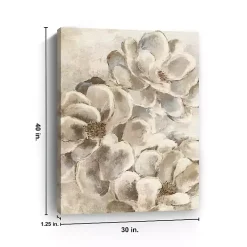 Kirklands Home Neutral Petals Canvas Art Print, 30x40 in. New