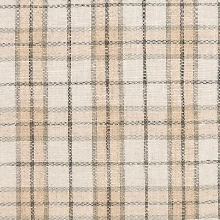 Kirklands Home Neutral Plaid Slipper Accent Chair Discount