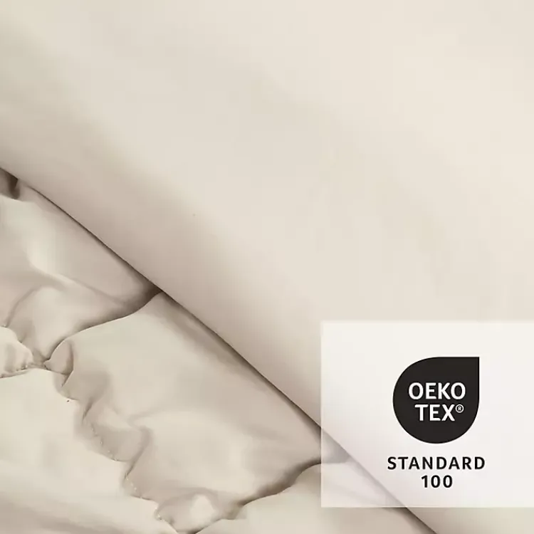 Kirklands Home Neutral Puff 3-pc. Full/Queen Comforter Set Tan