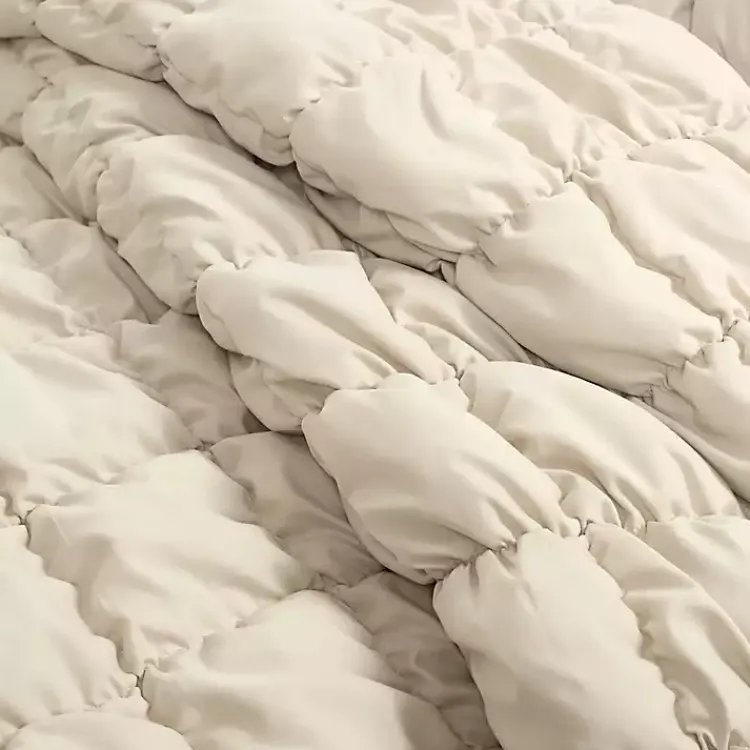 Kirklands Home Neutral Puff 3-pc. Full/Queen Comforter Set Tan