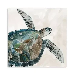 Kirklands Home Neutral Sea Turtle I Giclee Canvas Art Print Online