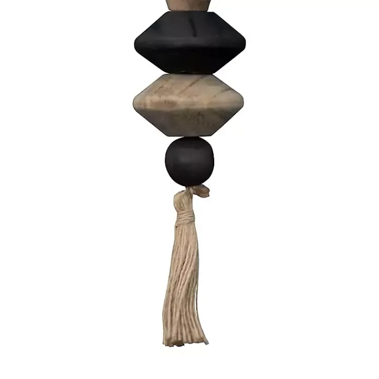 Decorative Accents>Kirklands Home Neutral Southwest Wood Bead Tassel