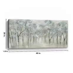 Kirklands Home Neutral Spring Giclee Canvas Art Print Gray Clearance