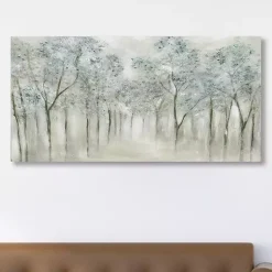 Kirklands Home Neutral Spring Giclee Canvas Art Print Gray Clearance