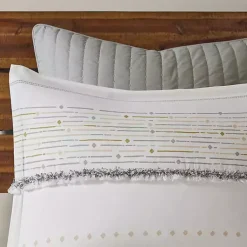 Kirklands Home Neutral Stripe Full/Queen 3-pc. Comforter Set New